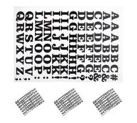 DECORNIJIA 4 piezas Pegatinas Termoadhesivas de Vinilo para Ropa Unidades Letras y Símbolos para Personalizar Camisetas Gorras y Mochilas Aplicación Fácil para Manualidades Textiles