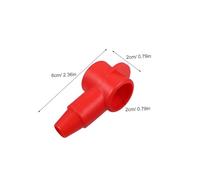 DECORNIJIA 4 piezas Protector para Bornes de Batería Cubiertas Aislantes de PVC Retardantes de para Terminales de Batería de Coche Barco y Rv Resistentes y Flexibles