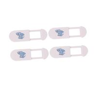 DECORNIJIA 4 Unidades De Cubiertas Deslizantes para Web Protectores De Privacidad para Portátil Y Tablet Creativos De Lente De En Color Elefante