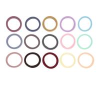 DECORNIJIA 40 piezas Unidades Gomas de Pelo Pequeñas Elásticas y Tonos Resistentes Duraderas para Mujeres y Niñas Accesorios para Coletas y Peinados Diarios