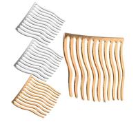 DECORNIJIA 4piezas Horquilla y Peine Peines De Metal Cabello Accesorios Para Pequeños Laterales Para Mujer Duraderos Para De Cabello