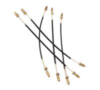 DECORNIJIA 5 Piezas Cordal de Violín de Nailon y Latón Antideslizante Cuerda de Tripa para Violines 4/4 y 3/4 Accesorios Musicales para Reemplazo y Reparación