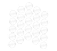 DECORNIJIA 50 piezas Cápsulas Transparentes Redondas Rellenable para Máquinas Expendedoras Bolas Plásticas para Fiestas y Juguetes Paquete de Unidades
