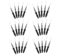 DECORNIJIA 50 piezas Cepillos para Cejas y Pestañas con Tapa Aplicadores Micro para Laminación y Maquillaje Profesional Portátiles y Resistentes para Uso Personal y Salón