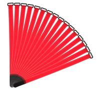 DECORNIJIA 50 Piezas Correas Reutilizables para Redes de Fútbol con Cierre de Nylon para Organizar Cables y Fijar Redes Autoadhesivas y Ajustables para y Equipos Deportivos