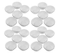 DECORNIJIA 500 piezas Unidades Mini Moldes de Aluminio para Cupcakes Resistentes Altas Temperaturas Papel para Hornear Pasteles y Postres para Fiestas Bodas y Repostería Casa