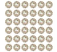 DECORNIJIA 50piezas Accesorios De Decoración De Diademas Forma De Flor Embellecimiento De Abs Para Manualidades