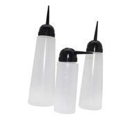 DECORNIJIA 5piezas Bote de Champú de Boquilla Oblicua para Tinte de Cabello Profesional Salón Envase de Tinte Rellenable