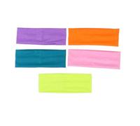 DECORNIJIA 5piezas Diadema Deportiva Que Absorbe El Sudor Cinta De Pelo Deporte Para Yoga Correr Hacer Ejercicio Diadema Para Mujer Gran Absorción Del Sudor Morado