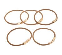 DECORNIJIA 5piezas Lazos De Pelo Para Mujeres Accesorios Elegantes Para Cabello Coleteros Decorativos y Pulseras Para Coletas y Estilos Diarios