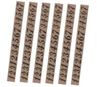 DECORNIJIA 6 Hojas Pegatina De Tambor Etéreo De Calcomanías De Escalas y Notas Para Tambor De Lengua Accesorios Prácticos Para Principiantes Practica