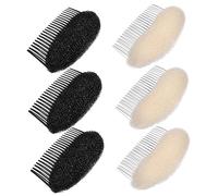 DECORNIJIA 6 piezas Herramienta de para Cabello Esponja Moldeadora Volumen Accesorios para Mujer Peinetas Moño Fáciles de Usar Diseño Simple para Aumento y Elegante
