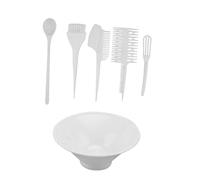 DECORNIJIA 6 Piezas Kit de Herramientas para Teñir el Incluye Bol de Peine y Brocha Accesorios Prácticos para Peluquería y Doméstico