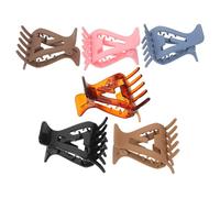 DECORNIJIA 6 Piezas Unidades Clips de Pelo Volumizadores Triangulares para Mujer Soporte de Rizos y Elevador de Raíces Antideslizante Accesorios Pequeños para Recogidos y Coletas