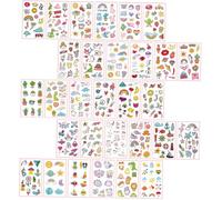 DECORNIJIA 60 hojas Pegatinas Corporales Temporales DIY Tatuajes Falsos Decorativos Impermeables para Fiesta y Uso Seguro Piel Calcomanías Divertidas y Duraderas