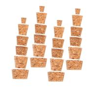 DECORNIJIA 60 Piezas Tapones de Corcho Cónicos Suaves para Botellas y Tarros Sellado Hermético para Vino Bebidas y Proyectos de Manualidades