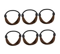 DECORNIJIA 6piezas Gomas Para Cabello De Mujer Lazos Elásticos Para Coletas Accesorios De Pelo Elegantes y Prácticos Para Bodas y Cumpleaños