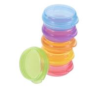 DECORNIJIA 6piezas Pastillero Portátil Pequeño Pastillero de Bolsillo Organizador de Pastillas para Viajes Contenedor Portátil para Guardar Suplementos