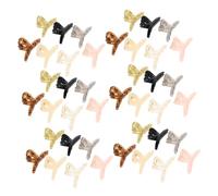 DECORNIJIA 70 Piezas Mini Pinzas de Pelo Pequeñas Unidades Clips de Garra Antideslizantes Colores Gelatina Accesorios Ligeros y Seguros para Mujeres Niñas y Peinados Creativos Diarios