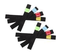 DECORNIJIA 8 piezas Cinturón Elástico Silenciador para Platillos de Batería Almohadillas Mute para Práctica Silenciosa y Protección Auditiva Compatible con Platillos de Kit para Reducción de