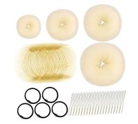 DECORNIJIA Accesorios Cabello Moño Maker con Buñolera Horquillas de Novia para Estilos Recogidos para Mujer