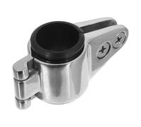 DECORNIJIA Accesorios para Barcos de Acero Inoxidable con Manga de Nylon Soporte Resistente y Bisagra Deslizante para Toldos Bimini Yates Kayaks y Embarcaciones Recreativas