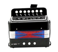 DECORNIJIA Acordeón para Portátil y Resistente Instrumento Musical Educativo para Principiantes Juguete Musical Ligero y Creativo