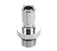 DECORNIJIA Adaptador de Inflado de Alta Presión para Equipo de Buceo Conector de Válvula Qd 8/3-24 de Acero Inoxidable Plateado Acoplador de Liberación Rápida Compatible Cilindros y