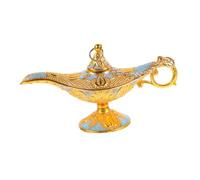 DECORNIJIA Adorno Vintage Aladino Retro Decorativo Centro de Mesa Compacto para Fiesta y Hogar Diseño Clásico Elegante para Sala Dormitorio Oficina y Biblioteca