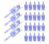 DECORNIJIA Agujas de Repuesto Eléctricas para Microagujas Cierre Seguro Azul 30 Unidades para Dispositivos de Microdermoabrasión Ideales para Piel Sensible y Uso en Salones y Hogar