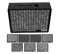 DECORNIJIA Alcancía de Madera Negra para Adultos, Caja de Ahorros con 8 Pegatinas Numéricas para Establecer Objetivos, Hucha Decorativa Multifuncional Grande Adecuado para Ahorro