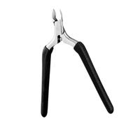 DECORNIJIA Alicate Corta Cutículas Negro para Eliminación Precisa de Piel Muerta Herramienta Práctica para Manicura y Pedicura Profesional Resistente y Fácil de Usar Casa o Viaje