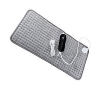 DECORNIJIA Almohadilla Térmica Eléctrica Lavable 60x30 Cm para Espalda y Cintura Temperatura Ajustable, Doble Voltaje para Viajes, Alivio Muscular y Calor Terapéutico Multifunción