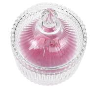 DECORNIJIA Aplicador De Polvos Sueltos Extragrande y Esponjoso 1 Unidad Tamaño 90x30 Mm Color Rosa Con Cinta De Lazo Para Maquillaje y Aplicación Corporal Sensible