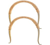 DECORNIJIA Asa Vintage de Algodón Rústico para Tetera de 3.5 Pulgadas, Repuesto Portátil Resistente para Cocina y Preparación de Té