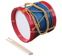 DECORNIJIA Batería Infantil de Percusión con Caja de Bombo y Baquetas, Tambores Pequeños de Juguete Educativo para Niños, Material Seguro y Ligero para Iniciación Musical y Desarrollo