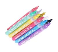 DECORNIJIA Bolígrafos para Manicura 10piezas Punta Fina, Herramienta Fácil de Usar para Dibujar Uñas en Casa o Salón Profesional, Material Plástico Resistente