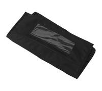 DECORNIJIA Bolsa Colgante con Gran Capacidad de Tela Oxford Negra para Almacenar Cuadernos y Lápices Fácil Instalación para Respaldo de Silla para Escuela y Jardín de Infancia
