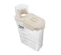 DECORNIJIA Bote de Almacenamiento Transparente para Cereal Recipiente Hermético de Plástico Reutilizable para Arroz y Té Diseño Sellado para Cocina Organizada