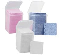 DECORNIJIA Botellas con Algodón Limpiador para Pegamento de Pestañas Paños Removedores de Adhesivo para Extensiones Unidades Colores para Profesional y Doméstico