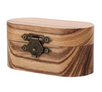 DECORNIJIA Caja de Madera Adecuado para Escuela y Fiestas Musicales Diseño Retro, Superficie Lisa y Pulida, Estuche Compacto para Púas de Guitarra