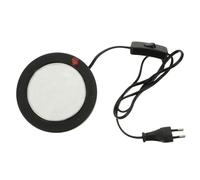 DECORNIJIA Calentador Eléctrico de Cera Mini Placa Calefactora de Cerámica y Abs, Calentamiento Uniforme y Larga Duración para DIY Craft