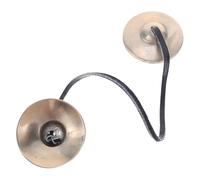 DECORNIJIA Campanas Tingsha de Nepal Hechas Mano Platillos de Metal para Mindfulness y Meditación Chimes de Tranquilidad para Yoga y Relajación Personal
