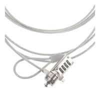 DECORNIJIA Candado para Portátil con Cable Bloqueo Antirrobo de Dígitos Compatible con Laptops Tablets y Dispositivos con de Seguridad Portátil y Fácil de Usar