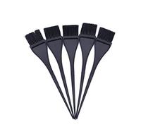 DECORNIJIA Cepillo Aplicador de Tinte para Cabello Profesional 5 Unidades Tamaño Pequeño Plástico Negro para Peluquería y Uso Doméstico Aplicación de Coloración