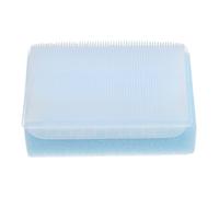 DECORNIJIA Cepillo Sensorial Suave para Baño y Masaje Ergonómico y Compacto Cepillo para Costra Láctea y Cuidado del Cabello de Bebés y Herramienta para Terapia Táctil Color Azul