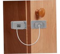DECORNIJIA Cerradura de Combinación para Armarios y Frigoríficos sin Taladro Seguridad Infantil para Puertas y Cajones Protección para Pequeños Diseño Duradero Compatible con Congeladores y