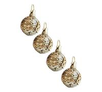 DECORNIJIA Colgante Difusor Decorativo De Aromaterapia Retro De Metal Hueco, 4 Unidades, Medallón Abierto Para Collar, Accesorio Aromático Para Uso Diario