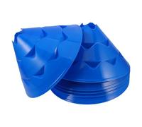 DECORNIJIA Conos Deportivos para Entrenamiento de Fútbol y Baloncesto, 6 Piezas, Color Azul, Base Redonda Antideslizante, Equipo de Práctica para Agilidad y Ejercicios al Aire Libre