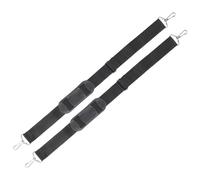 DECORNIJIA Correa Ajustable para Estuche de Violín de Lona Negra Hebilla Metálica Firme y Acolchada, 2 Piezas para Transporte Cómodo en Actuaciones al Aire Libre